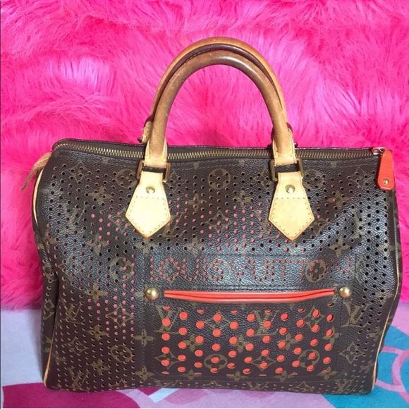 Louis Vuitton Perforated Speedy Boston Doctor Bag